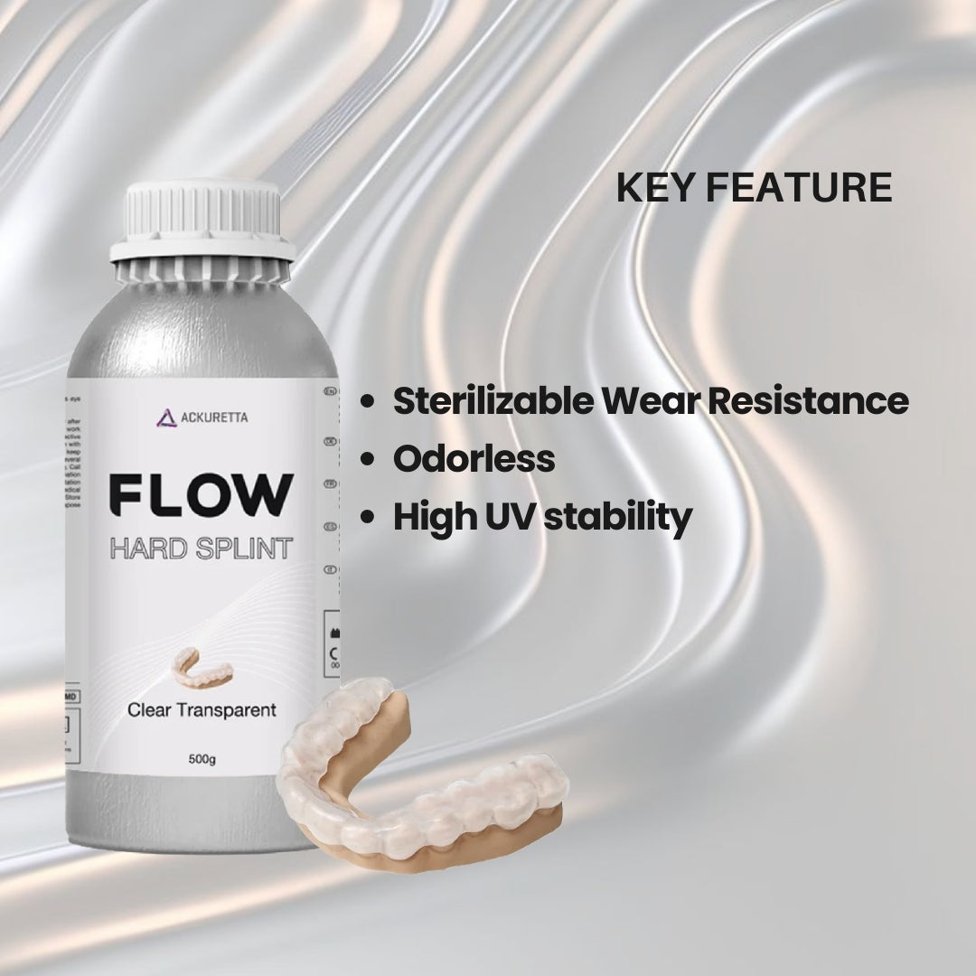 FLOW Hard Splint 500g Resin - OBLU HEALTHCARE