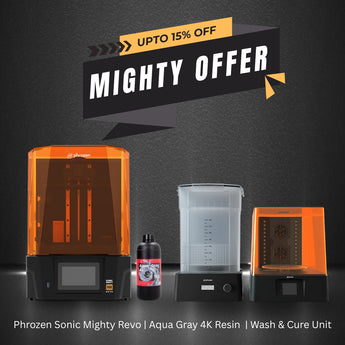 Phrozen Sonic Mighty Revo, Aqua Gray 4K Resin, Wash & Cure Unit Mighty Offer- OBLU
