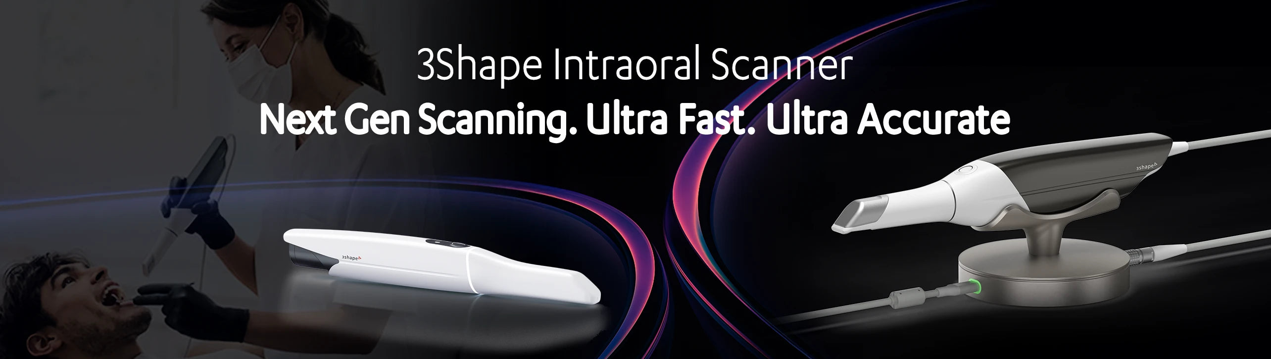 3Shape Intraoral Scanner Product Page Banner- Oblu Healthcare