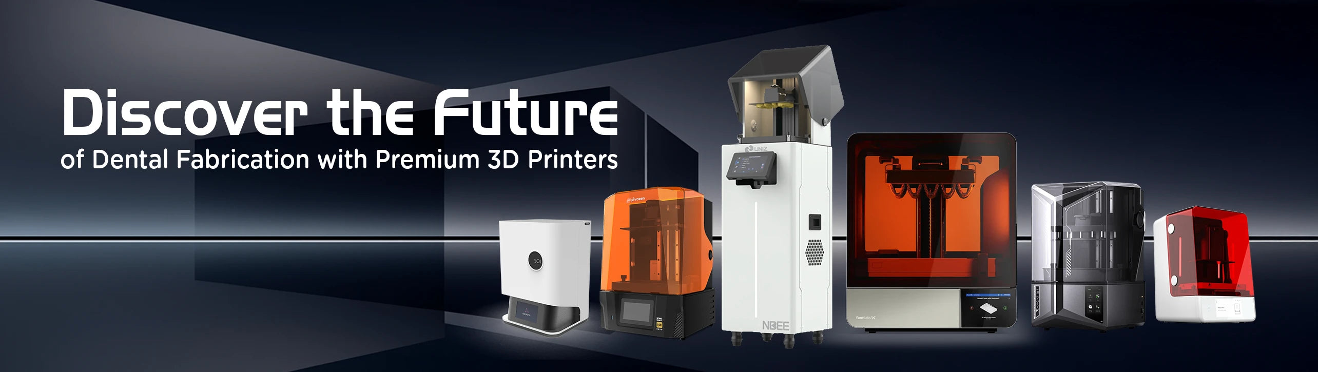 Dental 3D Printer Product Page Banner- Oblu Healthcare