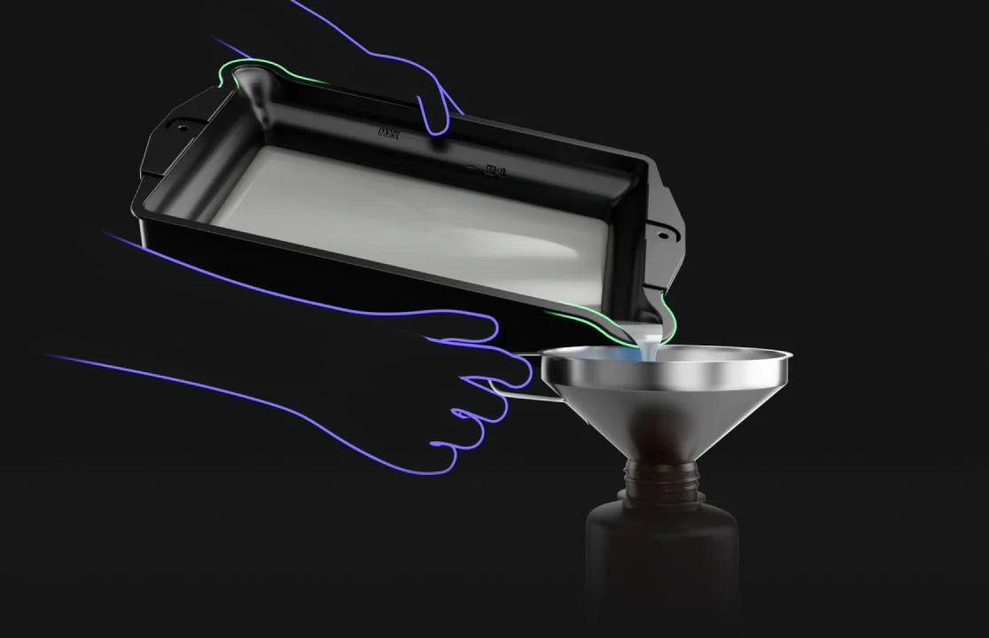 Dual Pour Spouts Resin Tank,
Convenient Pouring
