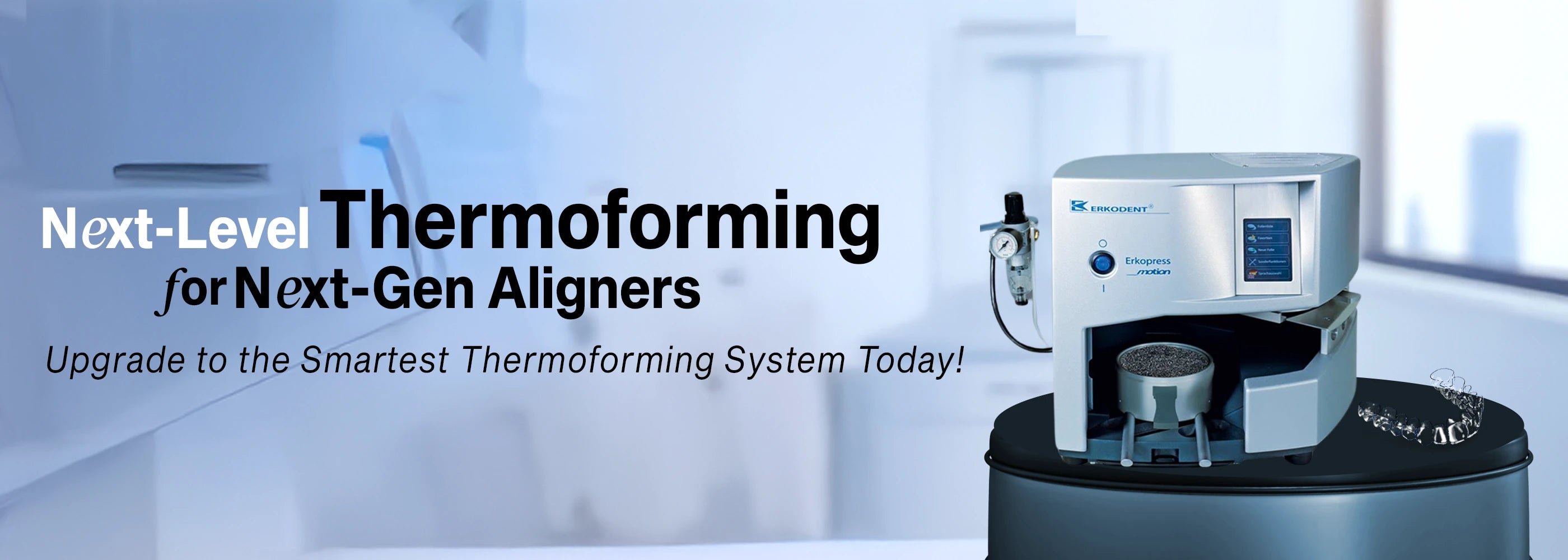 Thermoforming Machine Banner- Oblu
